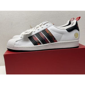 Mens Adidas Superstar Red Shoes 